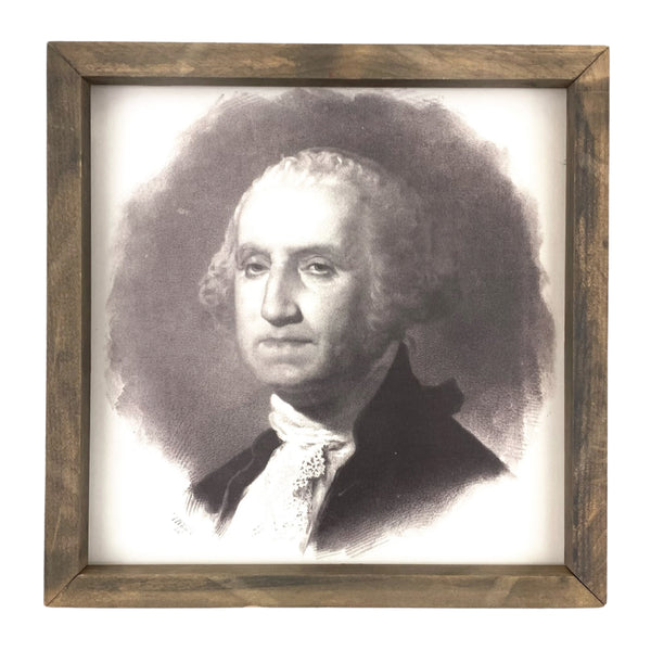 Portrait of George Washington <br>Framed Art