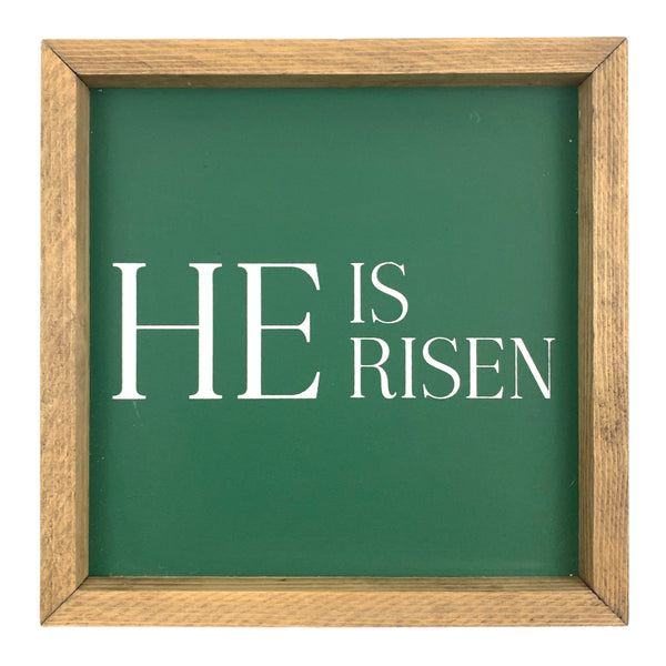 He is Risen Serif<br>Framed Saying