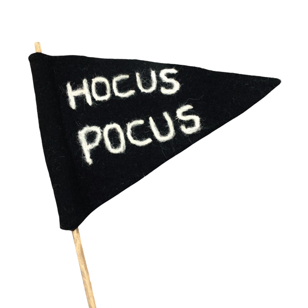 Hocus Pocus Felt Flag