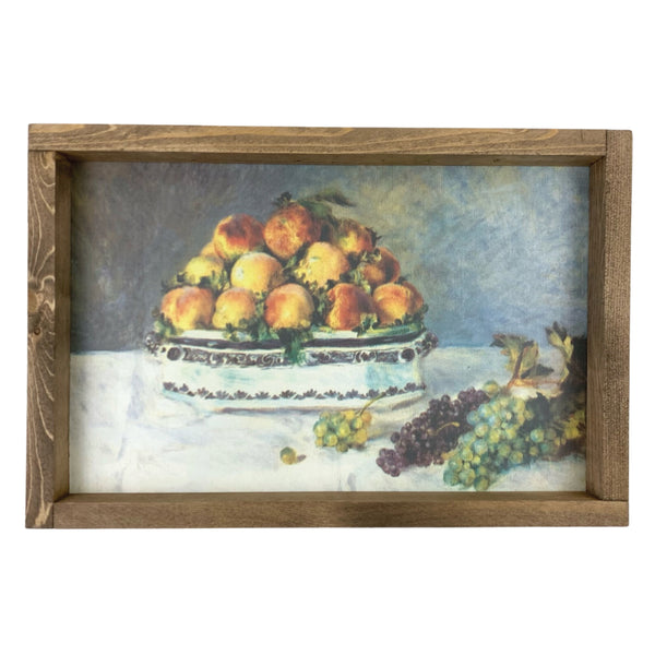 *CLOSEOUT* Still Life with Peaches <br>Framed Art