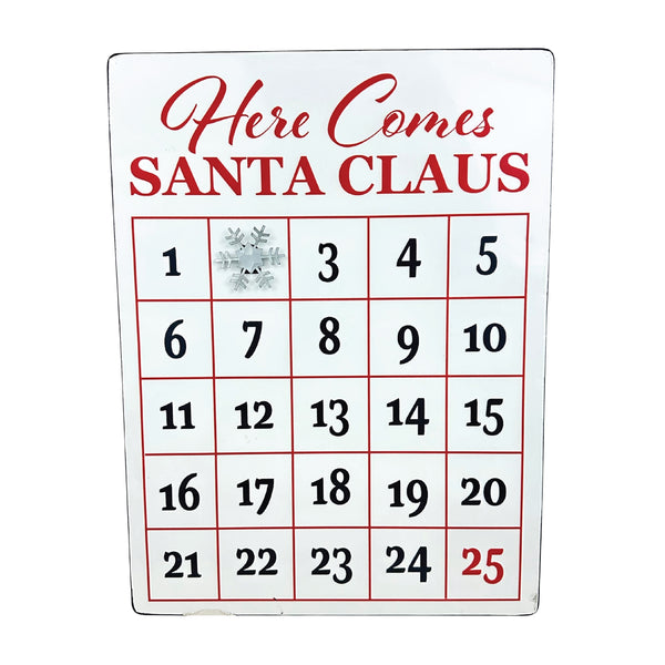 Here Comes Santa Metal Advent