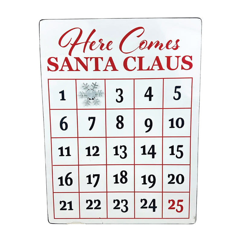 Here Comes Santa Metal Advent