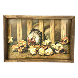 *SALE!* Mother Hen <br>Framed Art