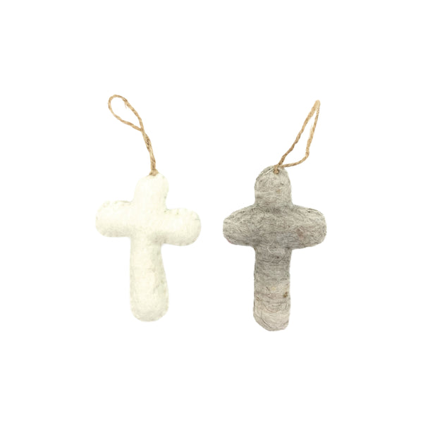 Felt Cross Ornaments