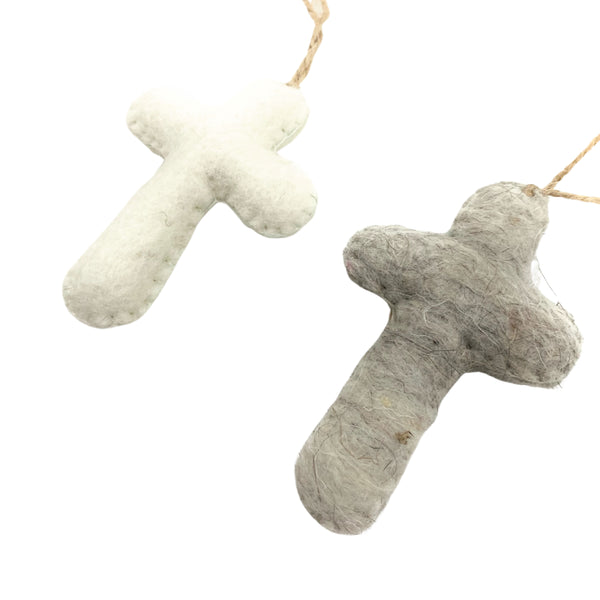 Felt Cross Ornaments