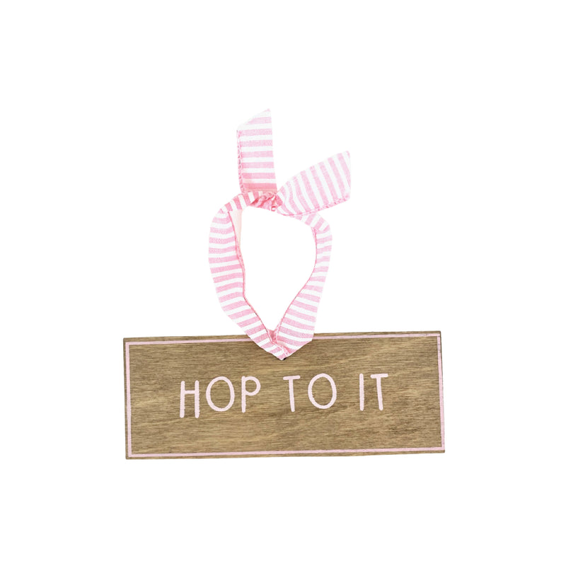 *CLOSEOUT* Easter Sign Ornaments