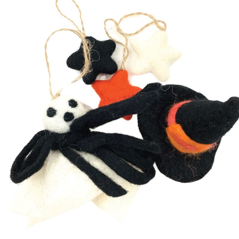 Halloween Felt Star Ornaments