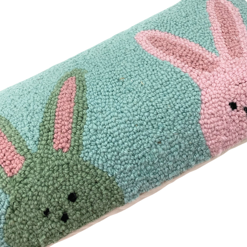 Three Bunny Hook Pillow