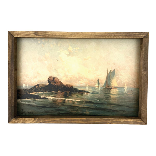 Sailing the Ocean <br>Framed Art