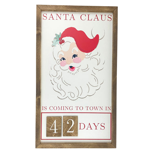 *SALE!* Santa Claus is Coming Cute <br>Magnetic Advent