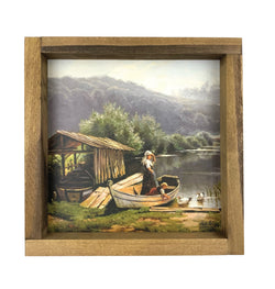 Summer Lake <br>Framed Art