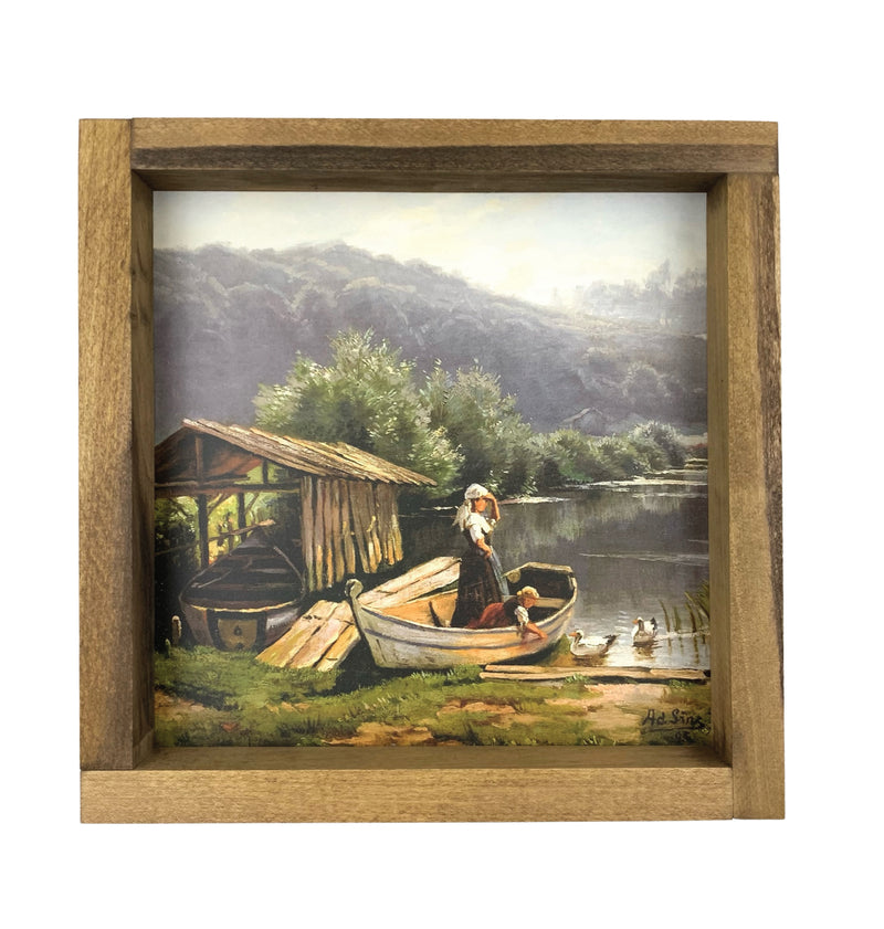 Summer Lake <br>Framed Art