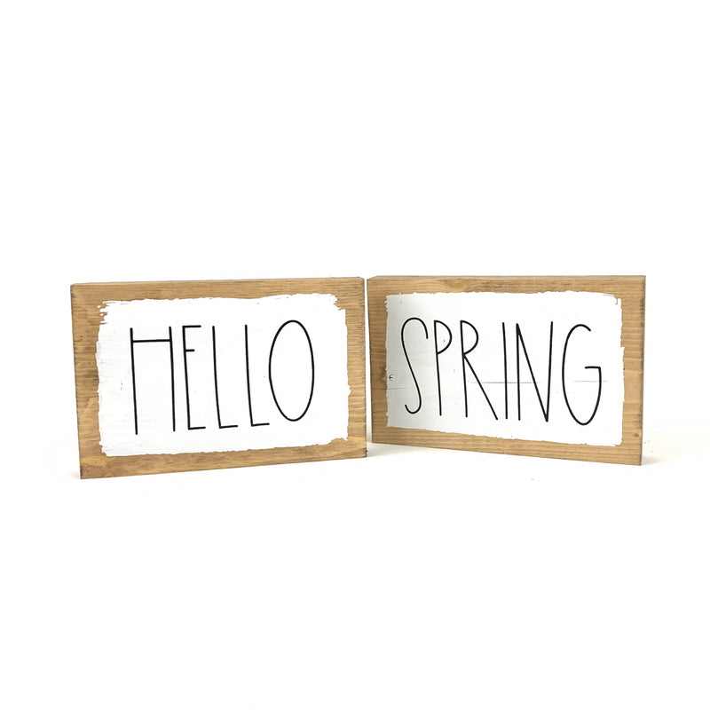 *CLOSEOUT* Spring Word Blocks