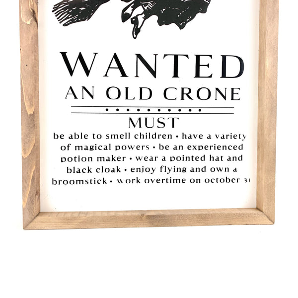 *SALE!* Witch Wanted <br>Framed Art