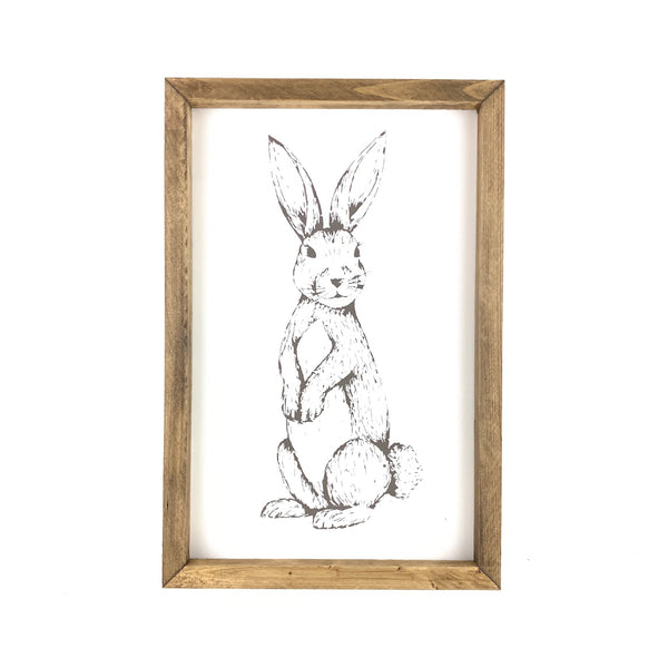 Tall Bunny <br>Framed Art