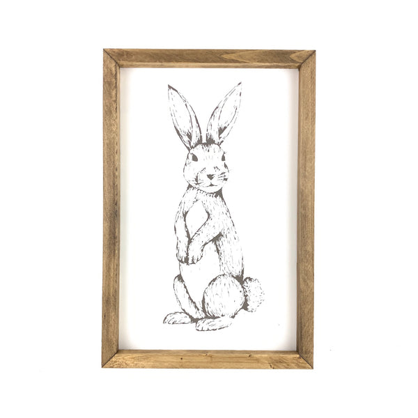 Tall Bunny <br>Framed Art