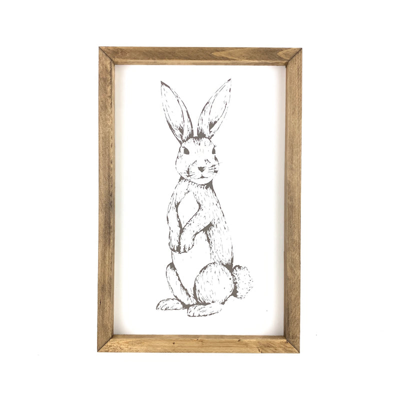 Tall Bunny <br>Framed Art