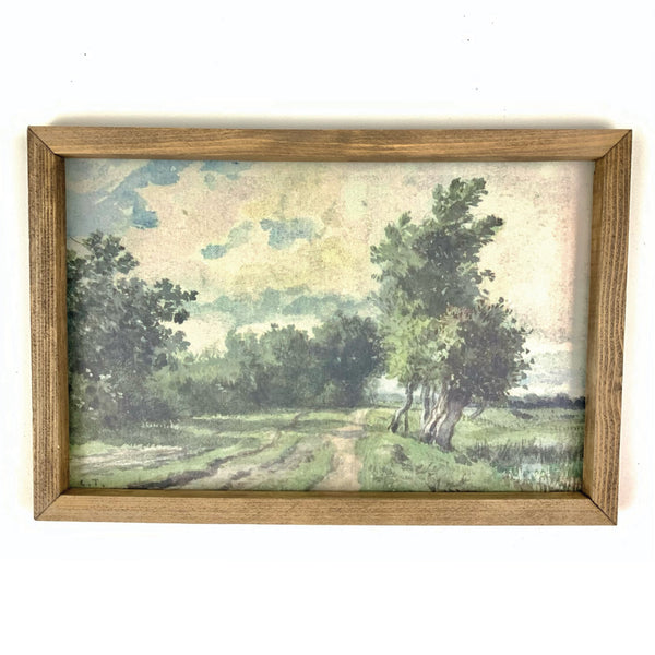 A Shaded Path <br>Framed Art