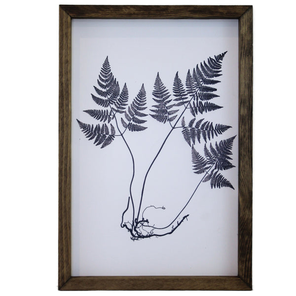 Blue Sprig <br>Framed Art