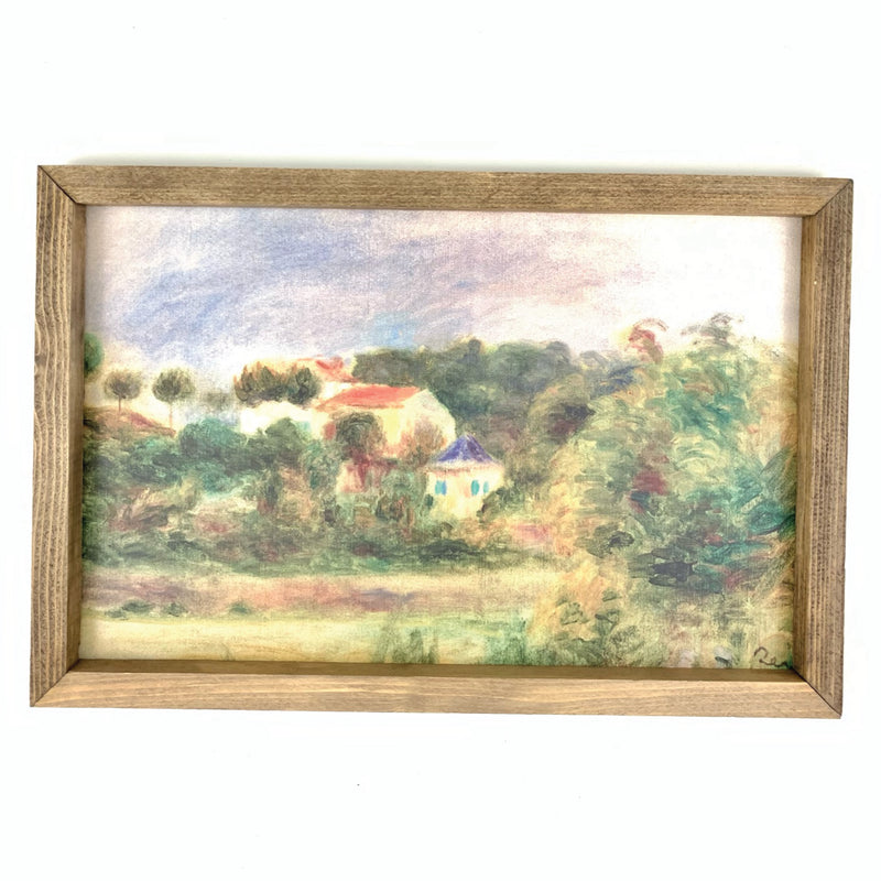 Houses in a Park <br>Framed Art