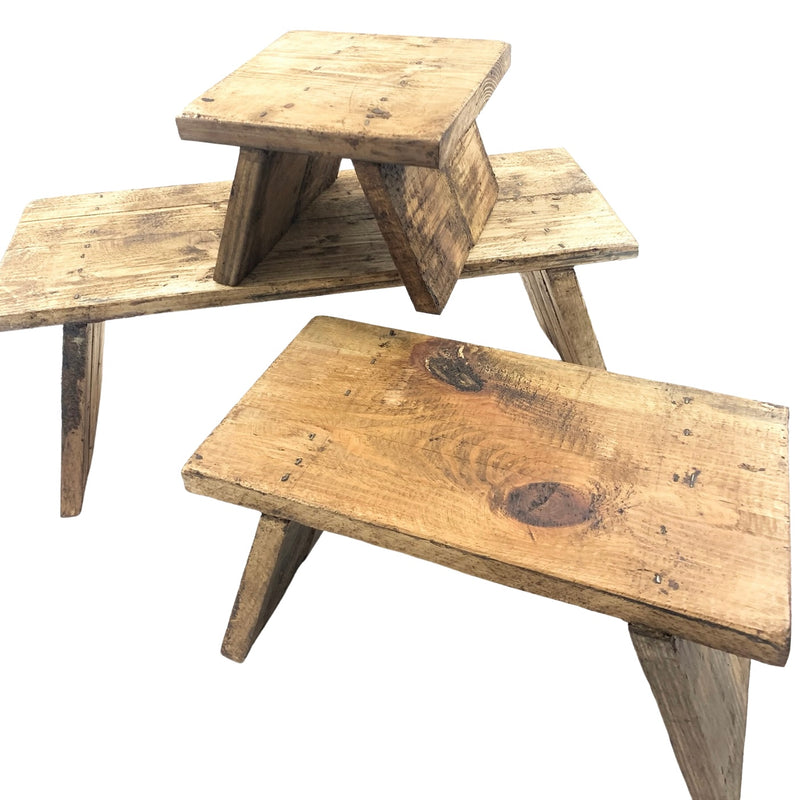 Rustic Wood Stands