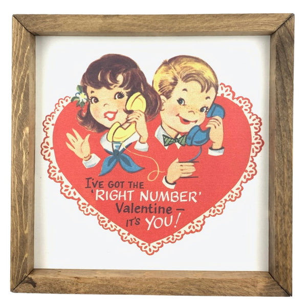 I've Got The Right Number <br>Framed Art