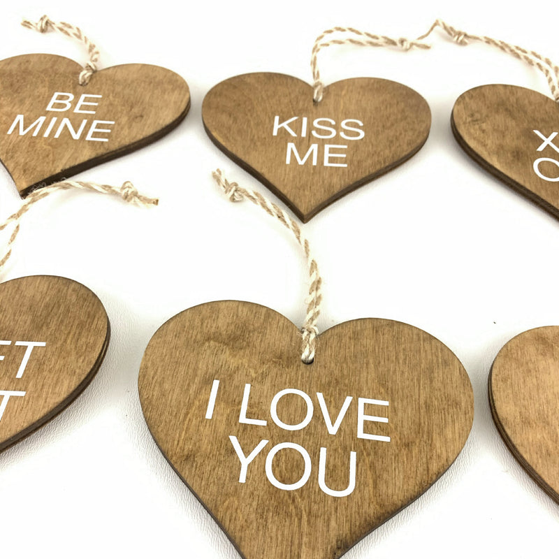 Conversation Heart Ornaments