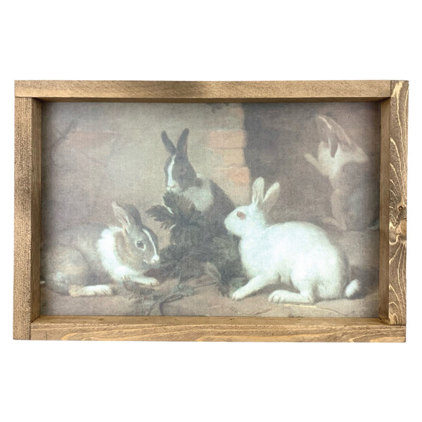 Four Rabbits <br>Framed Art