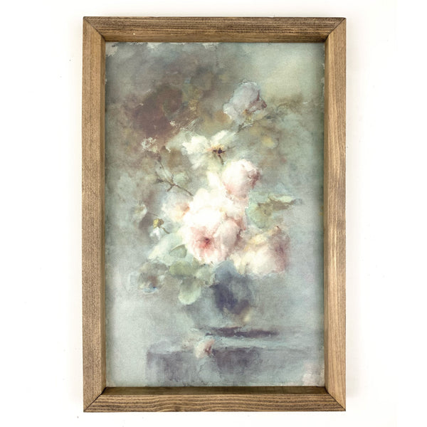 Vase of Roses <br>Framed Art