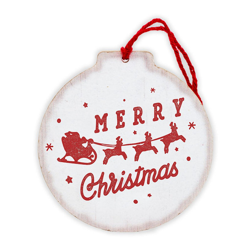 Merry Christmas Tree Ornament