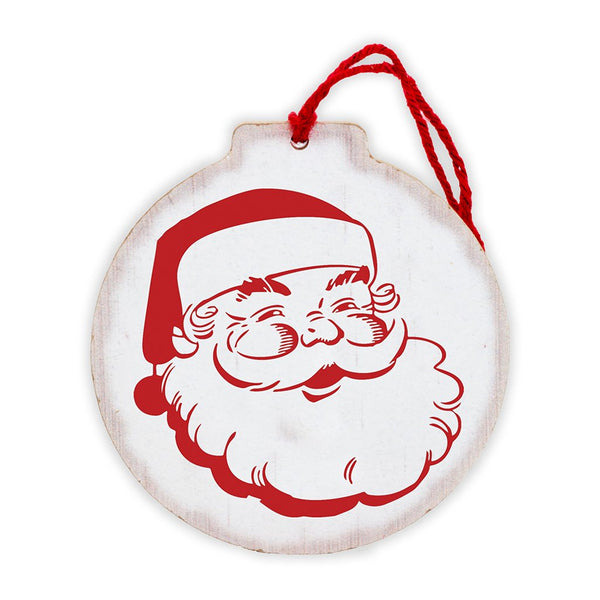 Santa Face Tree Ornament