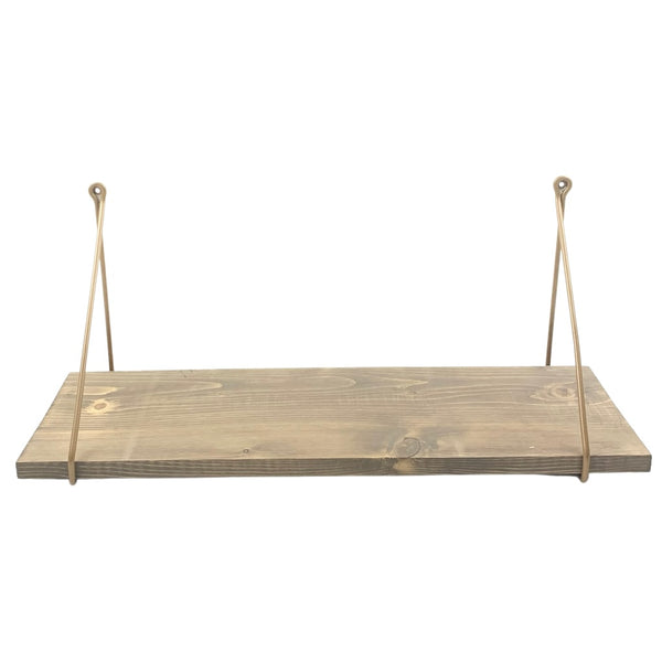 *CLOSEOUT* Gold Bracket Shelf