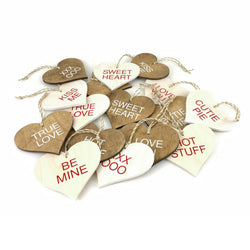 Conversation Heart Ornaments