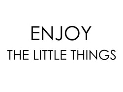 Enjoy the Little Things <br>Framed Saying