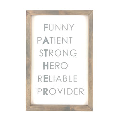 FATHER <br>Framed Saying