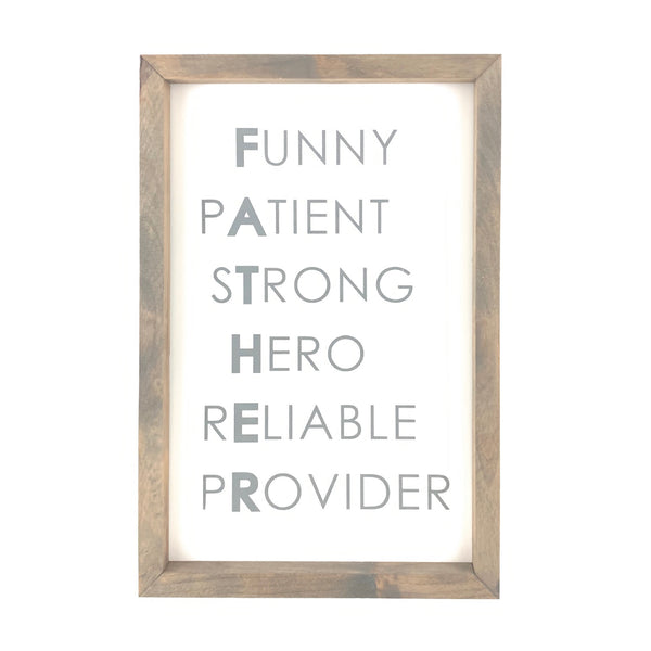 FATHER <br>Framed Saying