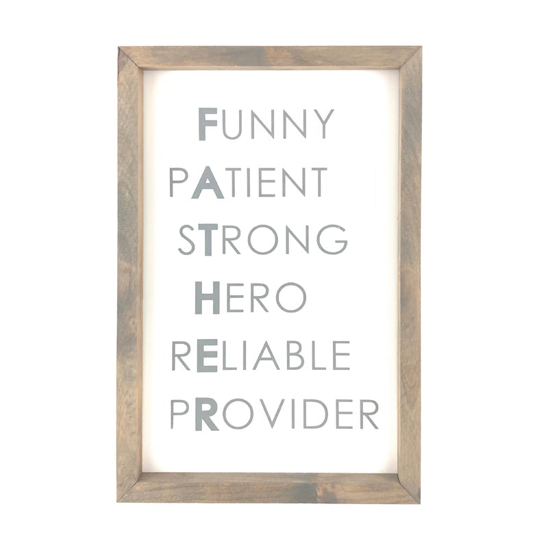 FATHER <br>Framed Saying