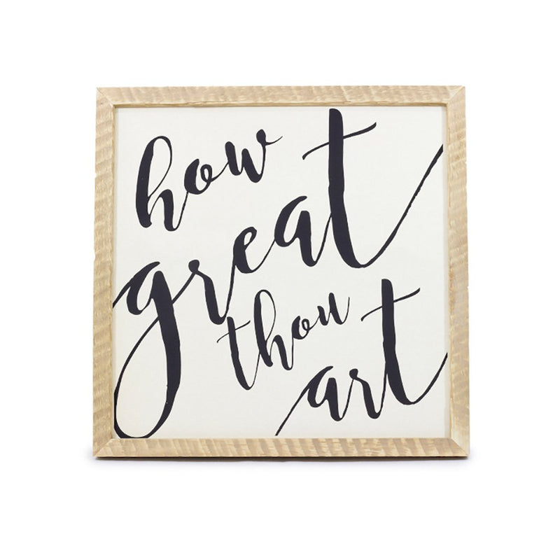 How Great Thou Art <br>Framed Saying