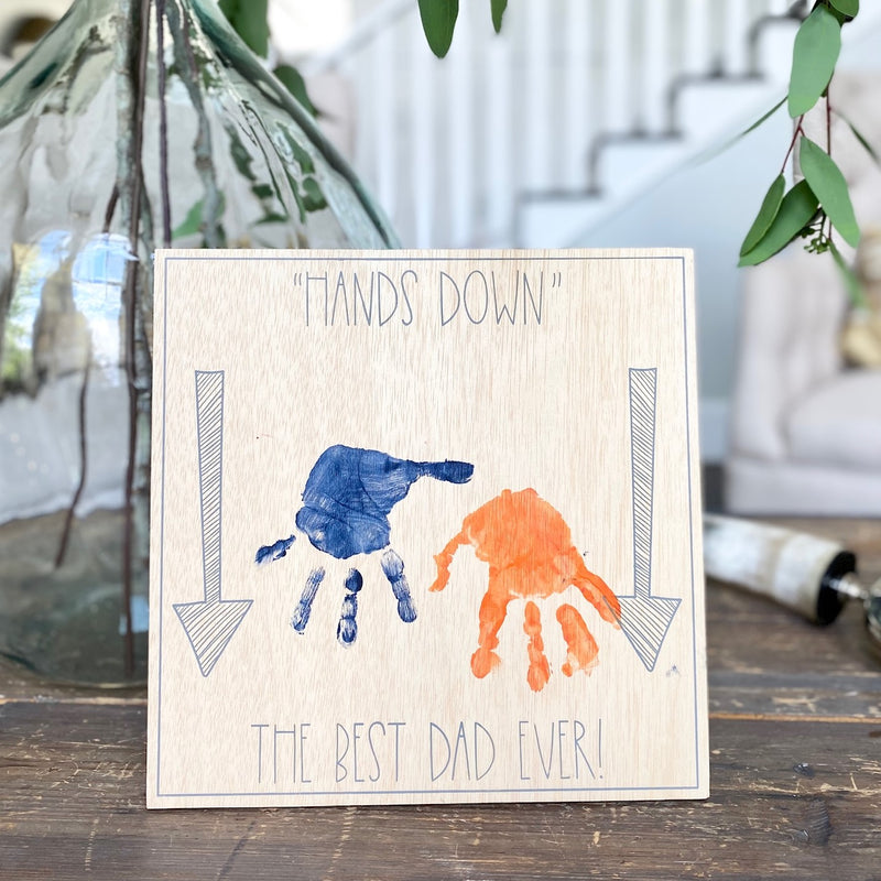 Hands Down <br>Father's Day Handprint Keepsake
