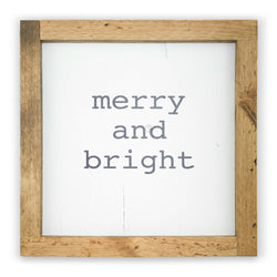 Merry and Bright <br>Framed Print