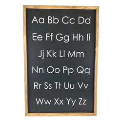 Modern Alphabet <br>Framed Saying