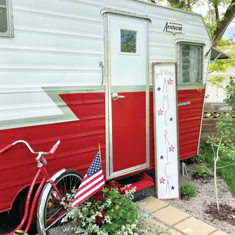 God Bless America <br>Porch Board
