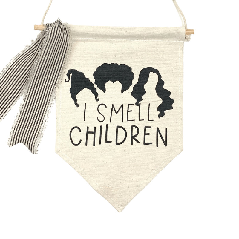 I Smell Children Silhouette <br>Pennant