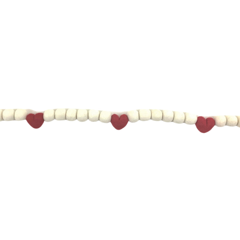 Felt Ball and Heart Garland