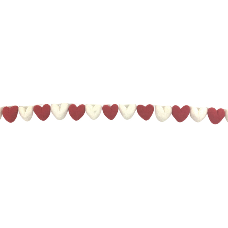Felt Heart Garland