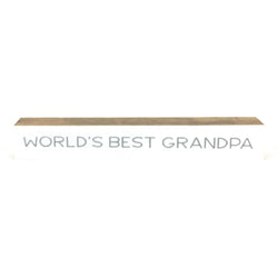 World's Best Grandpa <br>Shelf Saying