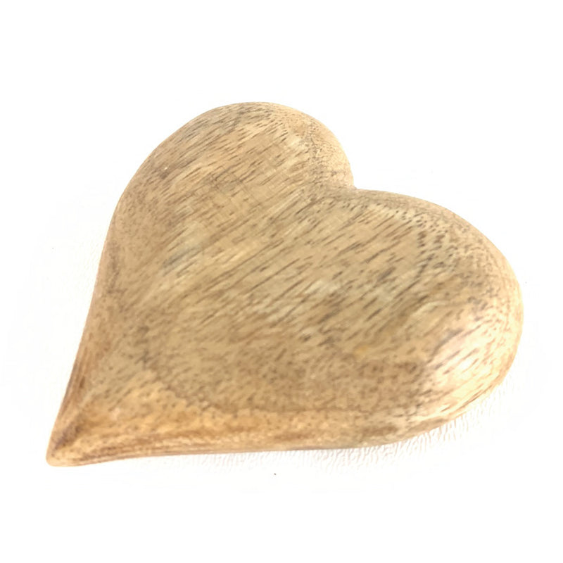 Wood Carved Heart