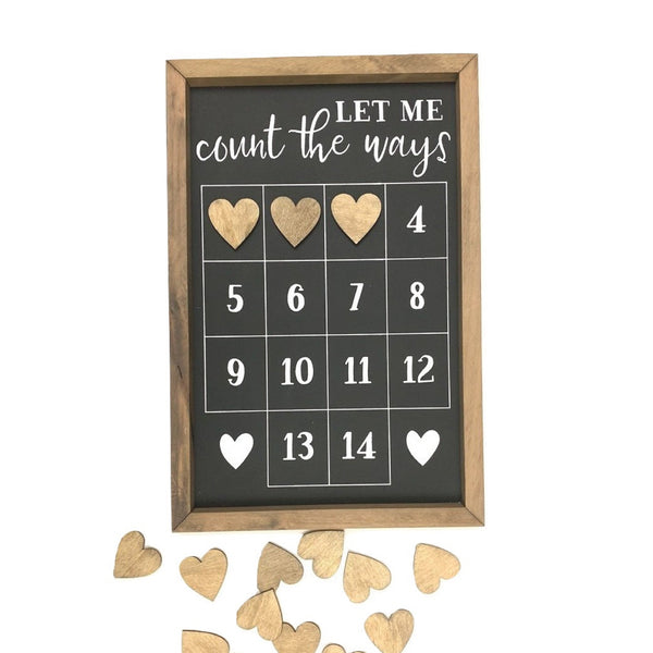 Let Me Count The Ways Valentines Countdown