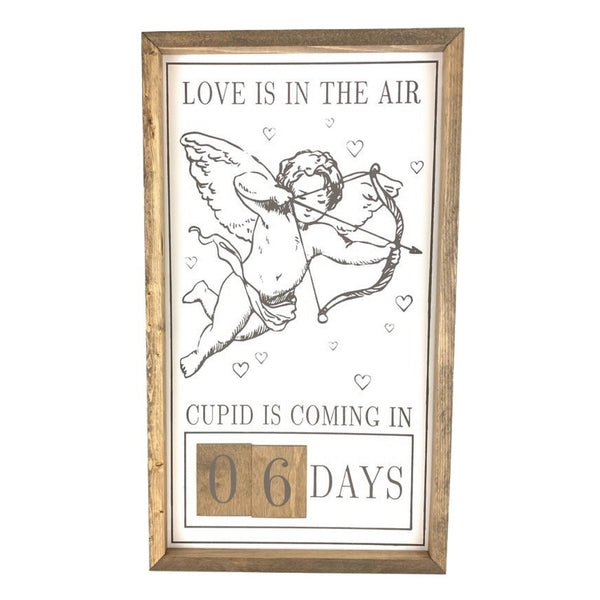 Cupid is Coming <br>Magnetic Valentines Countdown