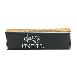 Days Until Countdown <br>Shelf Block